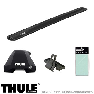 THULE/スーリー ルーフキャリア 車種別セット 日産 リーフ ZE1  H29/10〜 7205+7215B/7214B+5127