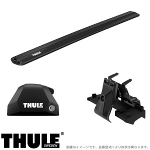 THULE/スーリー ルーフキャリア 車種別セット BMW X6 G06 ダイレクトルーフレール付 2019〜 7206+7215B/7214B+6007