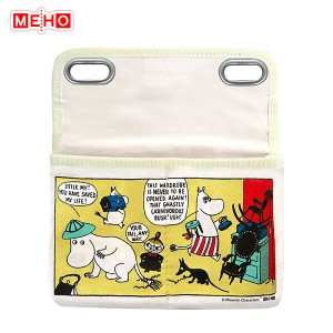 明邦/MEIHO シートバックポケット ムーミン コミック MOOMIN ヘッドレスト取付 車内収納 仕切りあり 小物 W230mm×D65mm×H260mm FS024