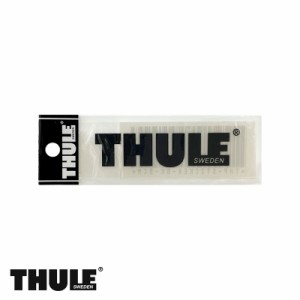 THULE/スーリー ステッカー ロゴ 黒 クロ ブラック 小サイズ 8cm　正規品 カッティングシート THP-STICKER-BK-8CM