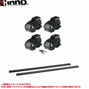 INNO/イノー キャリア車種別セット LA650S/LA660S タント ファンクロス R4.10〜  INFR + INB127BK