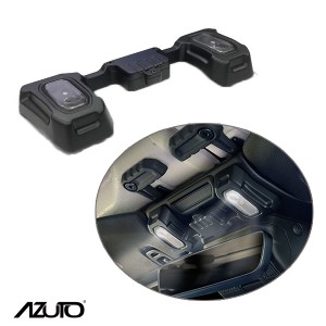 AZUTO ルームランプ ジープ ラングラー専用 室内灯 Jeep 電池式駆動タイプ LED×2灯 約4000K 専用設計 補助灯 MHG-038