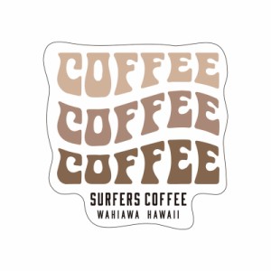 Pick the hawaii ステッカー SURFERS COFFEE COFFEE コーヒー 1枚 シール デカール ハワイ HAWAII 車 SC-STK-CF