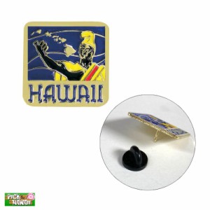 PICK The HAWAII ハワイアン PINS キングカメハメハ ピンバッジ ハワイアン オリジナル デコ キング アロハ HAWAII BL-PB-KG