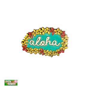 PICK The HAWAII ハワイアン PINS アロハレイ ピンバッジ ハワイアン オリジナル デコ アロハ HAWAII KC-PB-ALEI