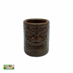 PICK The HAWAII ショットマグ ヴィンテージティキ ラッキー TIKI ショットグラス 陶器 調味料入れ 爪楊枝入れ等 ハワイ KC-SM-VLK