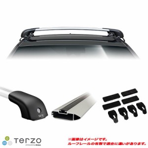 キャリア車種別セット エクストレイル  T33 ルーフレール付  PIAA/Terzo EF101A + EB92A + EB84A + DR27