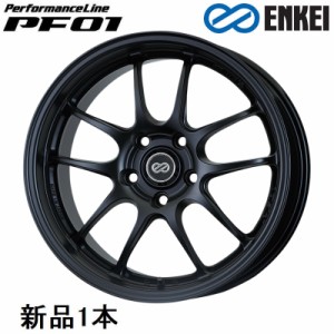 エンケイ パフォーマンスライン PF01 18インチ 18x9.5J +45 PCD114.3 5穴 Matte Black ホイール 1本  ENKEI 