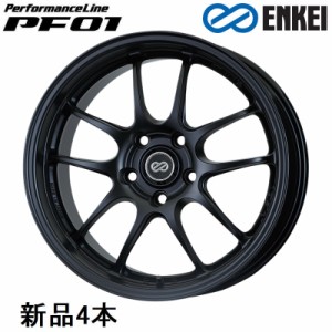 エンケイ パフォーマンスライン PF01 18インチ 18x9.5J +15 PCD114.3 5穴 Matte Black ホイール 4本  ENKEI 