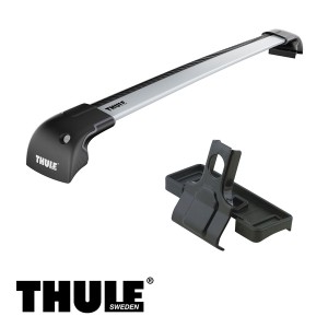 THULE/スーリー エクストレイル ルーフレールベース付 H19/8〜 T31 キャリア 車種別セット/9593+3059