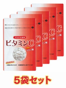 【送料無料】ビタミンC プラス クエン酸　アセロラ風味 (90粒×5袋)