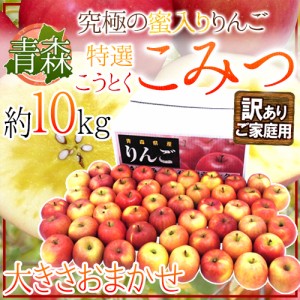 送料無料 青森県 蜜だらけりんご こみつ 訳あり 大きさおまかせ 約10kg こうとくりんご 予約 12月以降 の通販はau Wowma ワウマ くらし快援隊 商品ロットナンバー