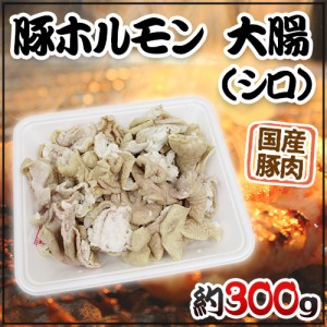 国産 ”豚大腸（シロ）ボイル” 約300g カット済み