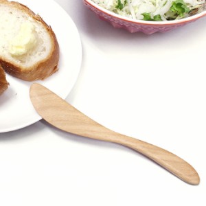 キッチン雑貨 カトラリー 木製 ウッド シンプル バターナイフ 【メール便OK】