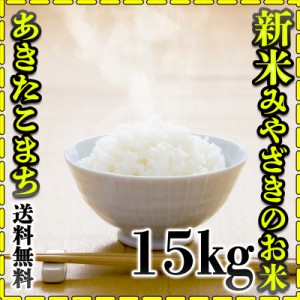 お米 米 15kg 白米 送料無料 宮崎県産 あきたこまち 令和5年産 5kg3個 みやざきのお米 富田商店 とみた商店 