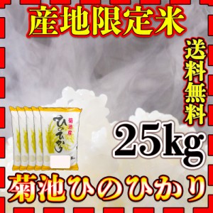 お米 米 25kg 白米 送料無料 熊本県 菊池産 ひのひかり 令和5年産 ヒノヒカリ 5kg5個 産地限定米 くまもとのお米