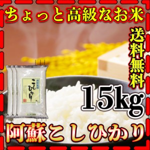 お米 米 15kg 白米 送料無料 熊本県 阿蘇産 こしひかり 令和5年産 コシヒカリ 5kg3個 くまもとのお米