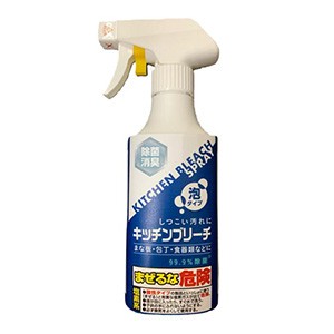 ロケット石鹸　キッチンブリーチ泡スプレー本体４００ｍｌ