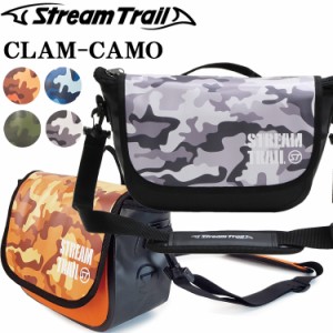 STREAMTRAIL ストリームトレイル CLAM-CAMO 4.8L クラム 迷彩モデル カモフラージュカラー 簡易防水ショルダーバッグ