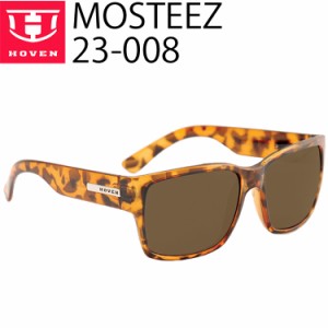 HOVEN ホーベン 偏光サングラス MOSTEEZ 23-008 アニマルトーツ（べっ甲） ブラウンポラライズドレンズ