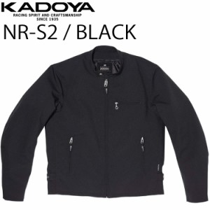KADOYA カドヤ ファブリックジャケット NR-S2 / BLACK オールシーズン対応ライダースジャケット