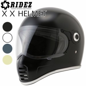 RIDEZ ライズ XXヘルメット ダブルクロス ネオクラシックフルフェイス SG規格
