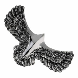 ネックレス メンズ レディース シルバー925 ペンダントトップのみ 羽 羽根 翼 フェザー 鳥 イーグル ネイティブ インディアン チェーン別