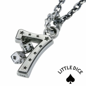 ネックレス メンズ 送料無料 ブランド ラッキー セブン トランプ ダイス ペンダント LITTLE DICE シルバー925 メンズアクセサリー 7 サイ