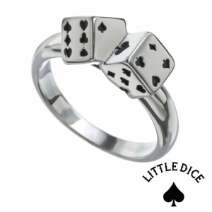 指輪 メンズ レディース 送料無料 ブランド LITTLE DICE リトルダイス ダブル ダイス トランプ リング シルバー925 アクセサリー サイコ