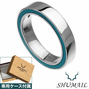 SHUMAIL(シュメール) サイドラインターコイズリング ブランド アクセサリー 指輪 メンズ シルバー925 shr-0102