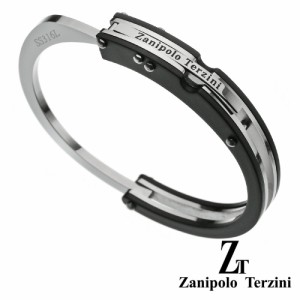zanipolo terzini (ザニポロタルツィーニ) ツートーン ハンドカフス ブレスレット 手錠 メンズ アクセサリー ztb1807