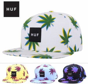 2016summer sale ハフ HUF スナップバックキャップ HT51007 スケーター B系ファッション ストリート系 ダンス衣装 マリファナリーフ柄