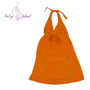 Ladies baby phat ホルターネックワンピース レディース B系 ヒップホップ b-girl セクシー 可愛い 猫 ストリート系 ダンス衣装