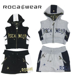 Ladies ROCA WEAR ロカウェア セットアップ B-GIRL 上下セット レディース フィットネス ミニスカート ストリート系 ダンス衣装 D/WMAN
