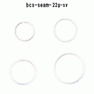 ボディピアス 鼻ピアス 22G 0.6mm シームレスリング フープリング ノストリル ハナピアス リング　 内径 6mm 7mm 8mm 10mm　ノストリル　