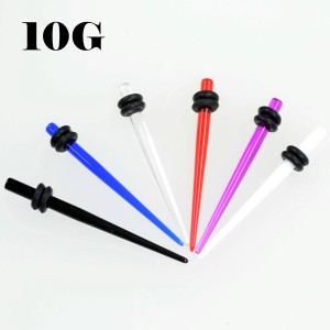 アクリル拡張器 エキスパンダー 【10G】（ボディピアス/ボディーピアス）UVアクリル/拡張器/エキスパンダー/インサーションピン/インサ・