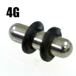 プラグ サージカルステンレス316L【4G/5mm】（ボディピアス/ボディーピアス）