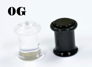 アクリル　セプタムキーパー　【0G】（ボディピアス/ボディーピアス）イヤーロブ インナーコンク アンチトラガス/0GA/8mm