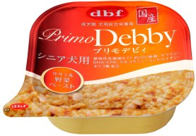 【デビフペット】プリモデビィ　シニア犬用　ササミ＆野菜ペースト　９５ｇｘ２４個（ケース販売）