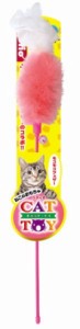 【ペティオ】ＣＡＴ　ＴＯＹ　猫用じゃらし　モコモコフェザー