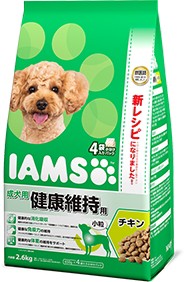 【マースジャパン】アイムス　成犬用　健康維持用　チキン　小粒　２．６ｋｇｘ４個（ケース販売）