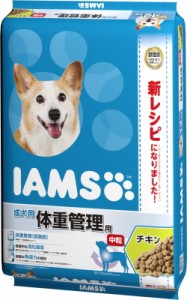 【マースジャパン】アイムス　成犬用　体重管理用　チキン　中粒　１２ｋｇ