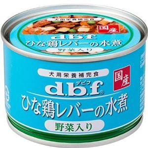 【デビフペット】ひな鶏レバーの水煮　野菜入り　１５０ｇｘ２４個（ケース販売）