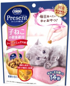 【日本ペット】コンボ　プレゼント　キャット　子ねこの健康維持　４２ｇ（１４袋）ｘ３０個（ケース販売）