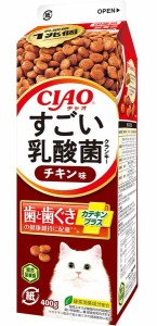 【いなばペット】すごい乳酸菌クランキー牛乳パック　チキン味　４００ｇｘ１２個（ケース販売）