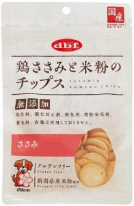 【デビフペット】鶏ささみと米粉のチップス　ささみ　５０ｇ