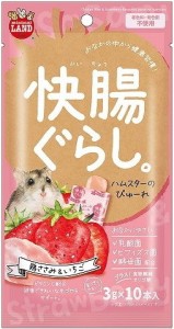 【マルカン】快腸ぐらし　ハムスターのぴゅーれ　鶏ささみ＆いちご　１０本ｘ４８個（ケース販売）