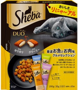 【マースジャパン】シーバデュオ　厳選お魚とお肉味グルメセレクション　２００ｇｘ１２個（ケース販売）