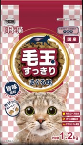 【イースター】日本猫　毛玉すっきり　まぐろ味　１．２ｋｇｘ６個（ケース販売）
