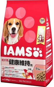 【マースジャパン】アイムス　成犬用　健康維持用　ラム＆ライス　小粒　２．６ｋｇｘ４個（ケース販売）